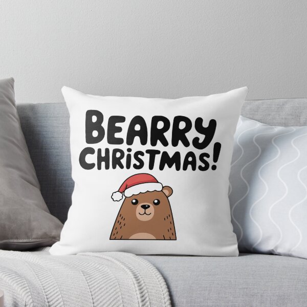 Item preview, Bearry Christmas! Cute bear Christmas Pun designed and sold by PMCreative.