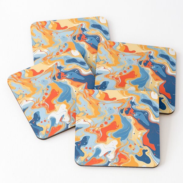 Item preview, Colorful marble pattern designed and sold by BeebooDesign.