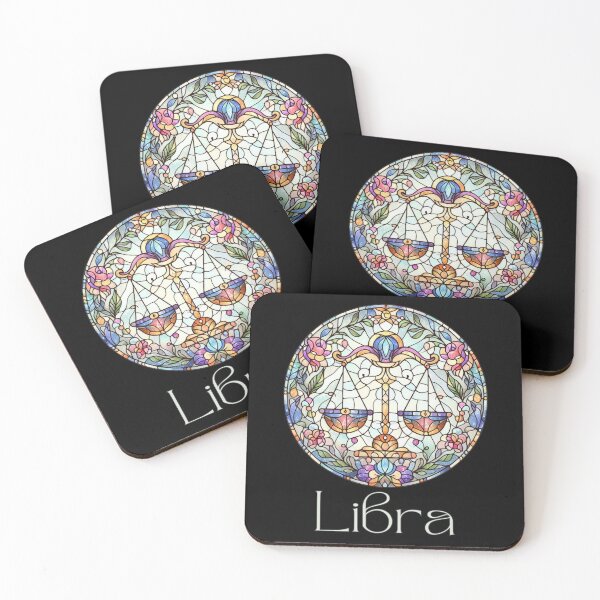 Item preview, Libra Horoscope Sign - Zodiac Stained Glass designed and sold by DreamsArtwear.
