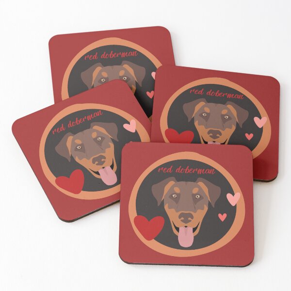 Item preview, Cute Red Doberman designed and sold by AnulaArt.