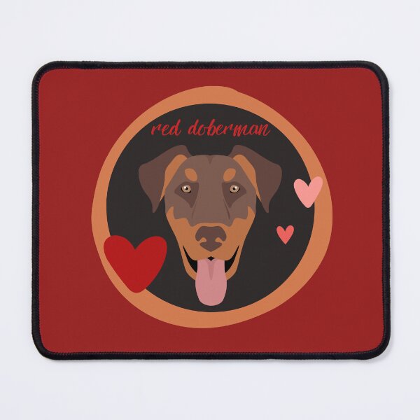 Item preview, Cute Red Doberman designed and sold by AnulaArt.