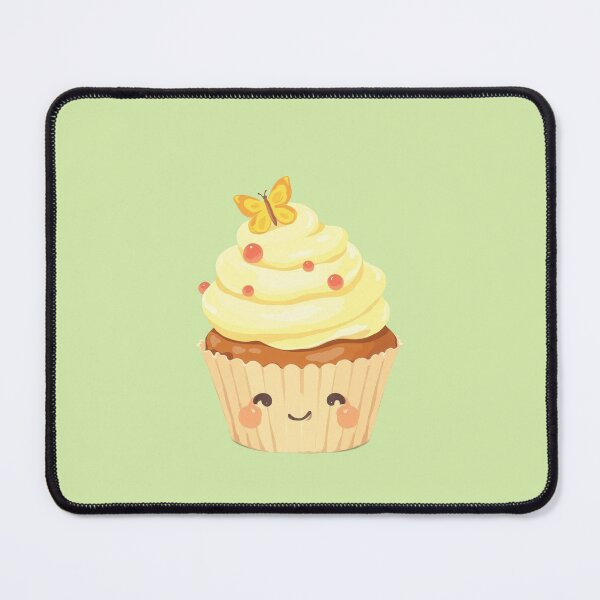 Item preview, Lemon Swirl Cupcake with a Cheerful Fondant Butterfly designed and sold by ShroomForge.