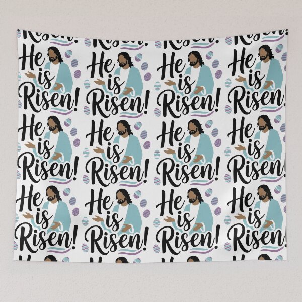 Item preview, He Is Risen Easter Celebration Design designed and sold by Pastel-Pulse.