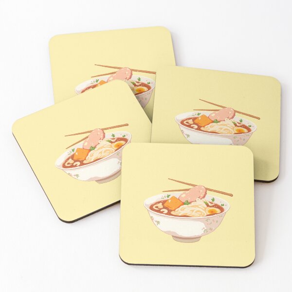 Item preview, Kawaii Ramen Delight Pastel Noodles & Chopsticks designed and sold by ShroomForge.