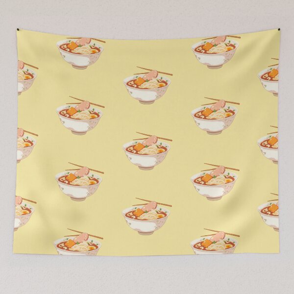 Item preview, Kawaii Ramen Delight Pastel Noodles & Chopsticks designed and sold by ShroomForge.