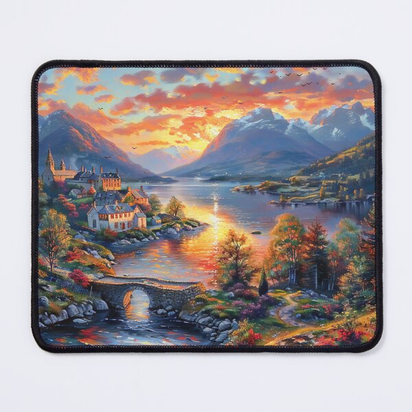 Item preview, Fall Sunrise Village  designed and sold by Dawn van Doorn.