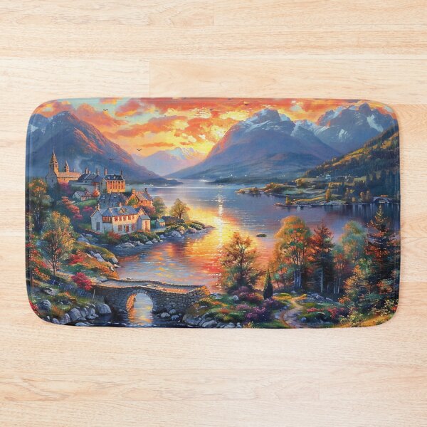 Item preview, Fall Sunrise Village  designed and sold by Dawn van Doorn.
