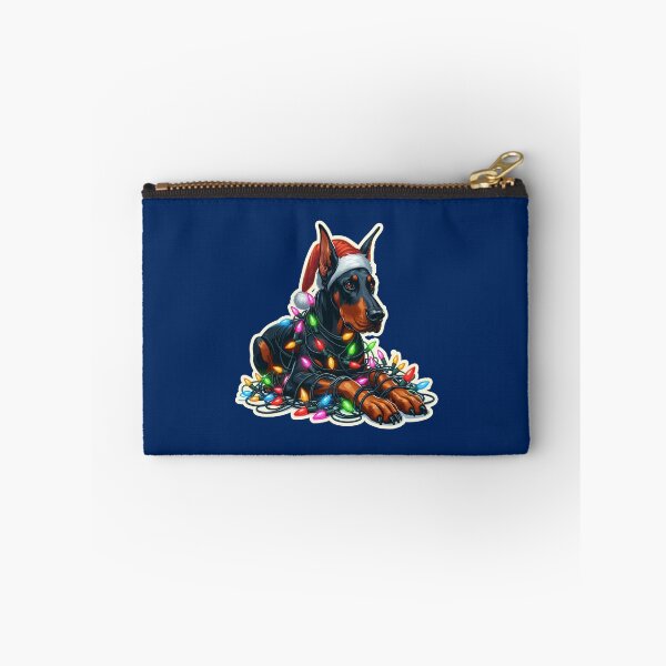 Item preview, Doberman, Dobie Xmas lights gift designed and sold by ThisDress.