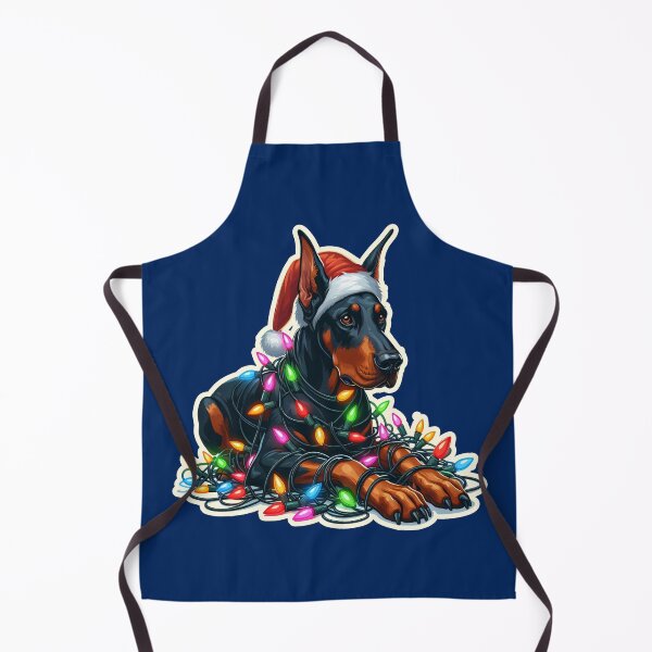 Artikelvorschau, Dobermann, Dobie Weihnachtsbeleuchtung Geschenk entworfen und verkauft von ThisDress.