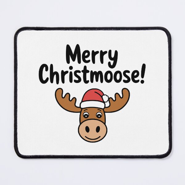 Item preview, Merry Christmoose! Cute Christmas Moose Pun designed and sold by PMCreative.