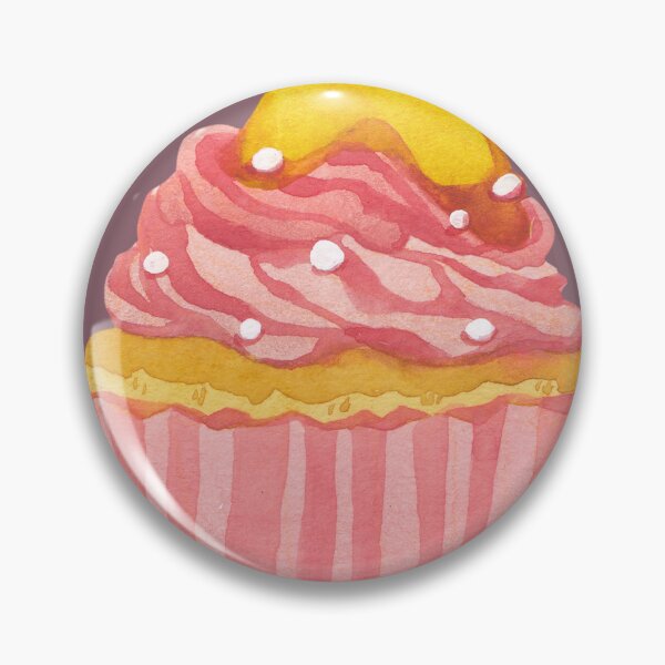 Item preview, Cupcake Light Pink and Yellow design  designed and sold by SimplyPsycho.