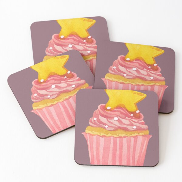Item preview, Cupcake Light Pink and Yellow design  designed and sold by SimplyPsycho.