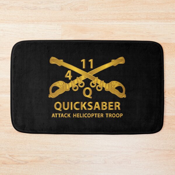 Item preview, ATK Helicopter Troop - Q - 4 - 11th ACR - Branch w Txt X 300 designed and sold by Military Insignia Products.