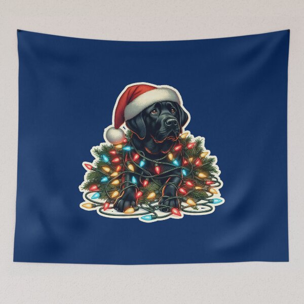 Item preview, Labrador, Lab Xmas lights Christmas gift designed and sold by ThisDress.