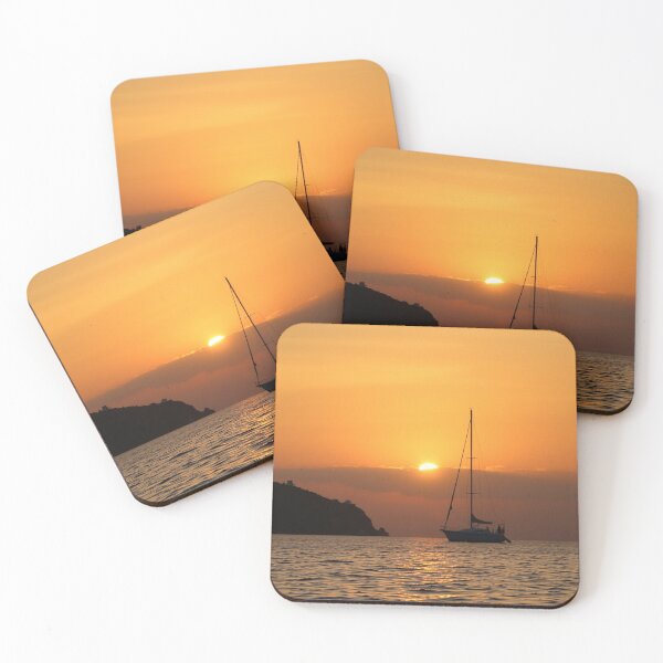 Item preview, Sailing yacht in the sunset designed and sold by GasconyPassion.