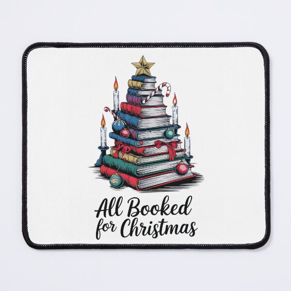 Item preview, All Booked For Christmas - Book Lovers , Christmas Book designed and sold by luannsemmsobre.