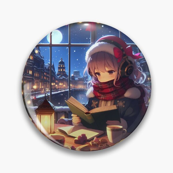 Item preview, Holiday Lofi Anime Scene designed and sold by josie1680.