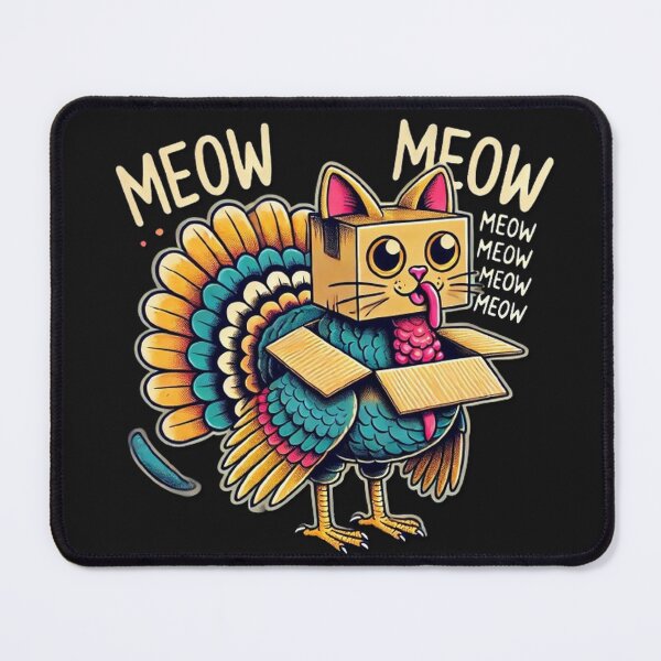 Item preview, Thanksgiving Turkey Cat Meow Funny Men Women Thanksgiving designed and sold by SztylishDesigns.