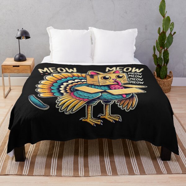Item preview, Thanksgiving Turkey Cat Meow Funny Men Women Thanksgiving designed and sold by SztylishDesigns.