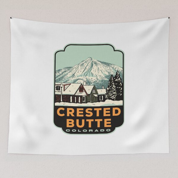 Item preview, Crested Butte Colorado Retro Winter designed and sold by HalpinDesign.