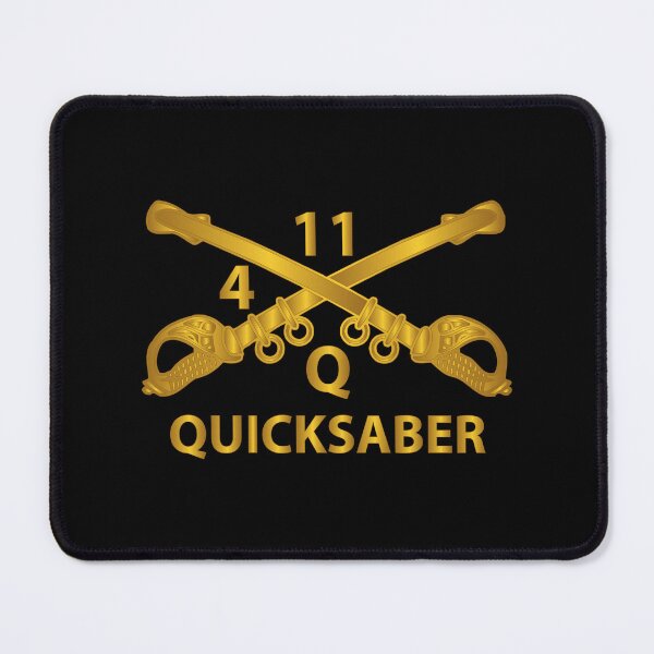 Item preview, ATK Helicopter Troop - Q - 4 - 11th ACR - Branch w Txt - HAT X 300 designed and sold by Military Insignia Products.