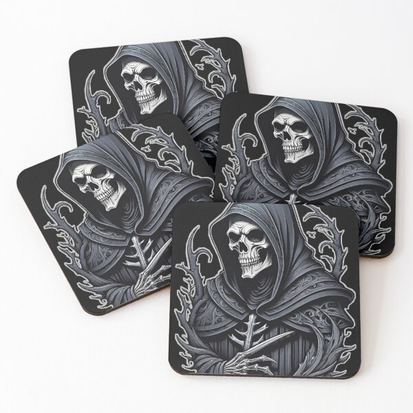 Item preview, Grim reaper tattoo style  designed and sold by Heaven Welch.