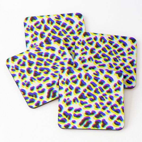 Item preview, Leopard animal skinspotted neon colors designed and sold by BeebooDesign.