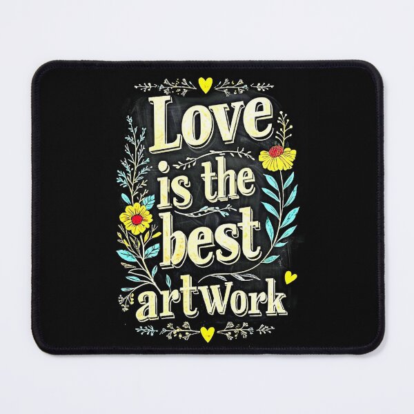 Item preview, Love is Art - Vintage Pop Art Meme designed and sold by Earth Nature Creations.