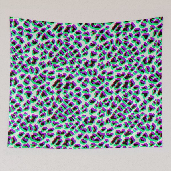 Item preview, Leopard animal skinspotted neon colors 2 designed and sold by BeebooDesign.