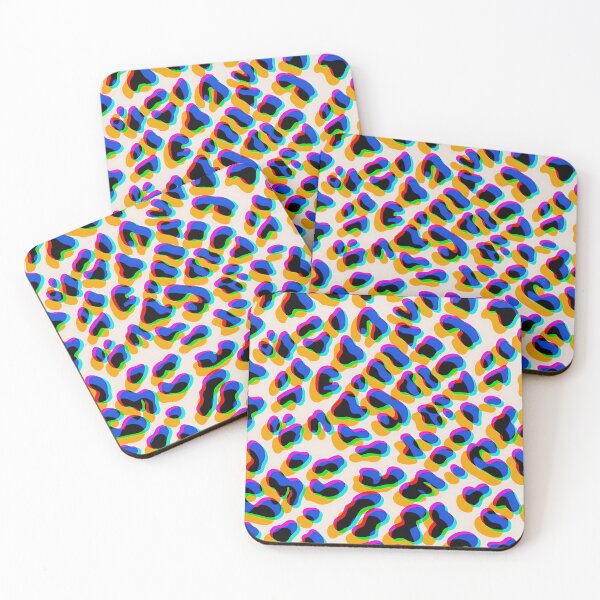 Item preview, Leopard animal skinspotted neon colors 3 designed and sold by BeebooDesign.