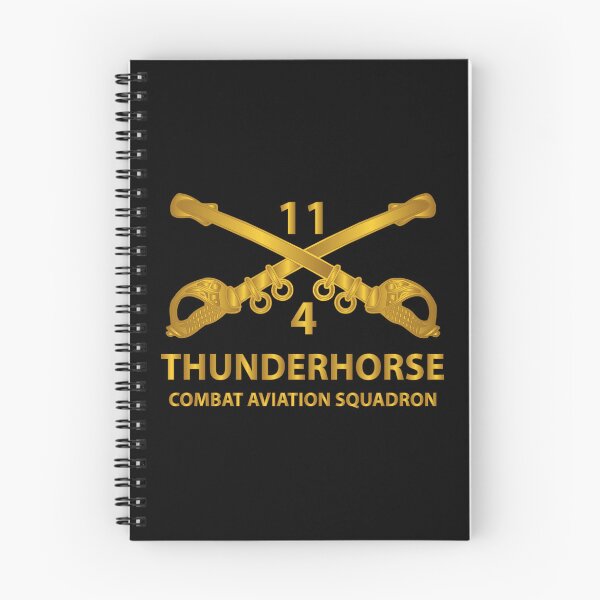 Item preview, Cbt Avn Squadron - 4th Squadron, 11th ACR - Branch w Txt X 300 designed and sold by Military Insignia Products.