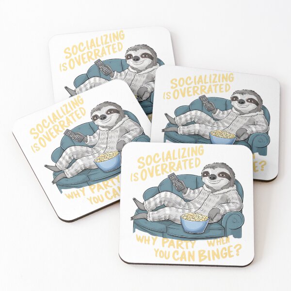 Item preview, Socializing is overrated  designed and sold by StuffsStore.