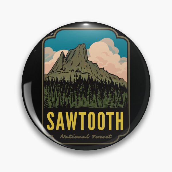 Item preview, Sawtooth National Forest Idaho Retro designed and sold by HalpinDesign.