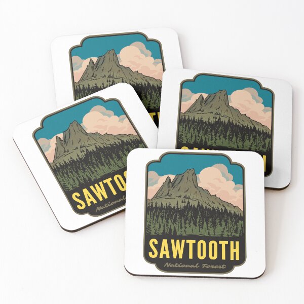 Item preview, Sawtooth National Forest Idaho Retro designed and sold by HalpinDesign.