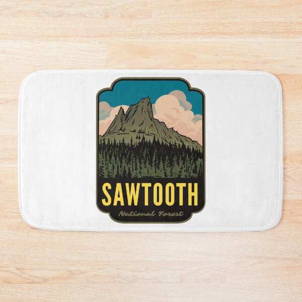 Item preview, Sawtooth National Forest Idaho Retro designed and sold by HalpinDesign.