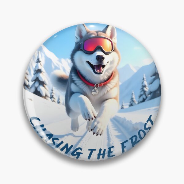 Item preview, Chasing the Frost Alaskan Klee Kai  designed and sold by inkadventure.