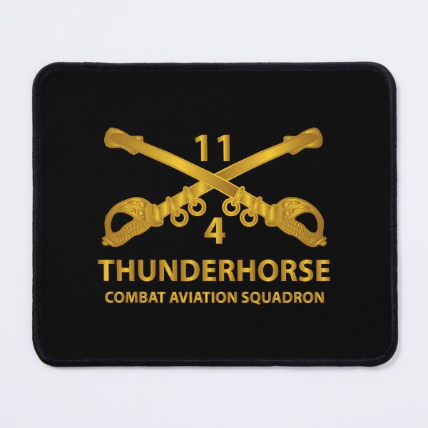 Item preview, Cbt Avn Squadron - 4th Squadron, 11th ACR - Branch w Txt - HAT X 300 designed and sold by Military Insignia Products.