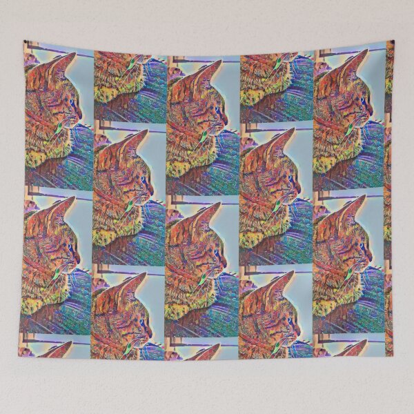 Item preview, Composition of a cat looking at the horizon 01 designed and sold by BeltsukiDesing.