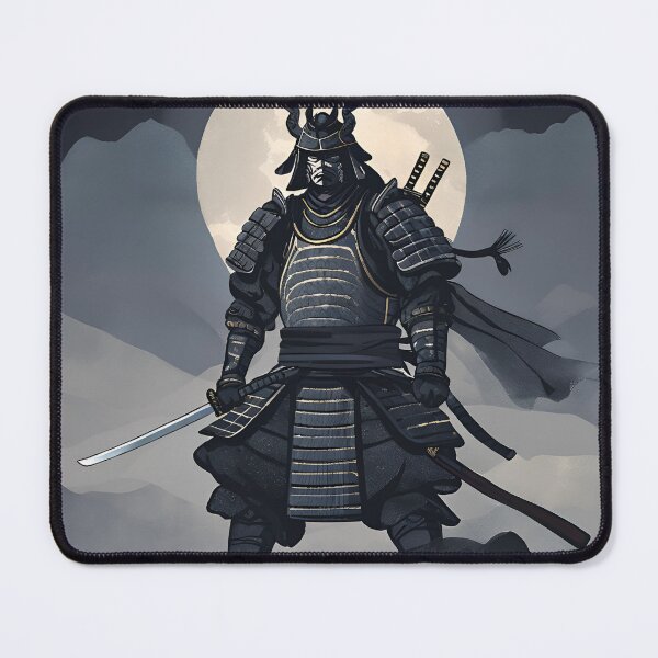 Item preview, Dark Ancestral Japanese Samurai Drawn designed and sold by Gina-Rosa.