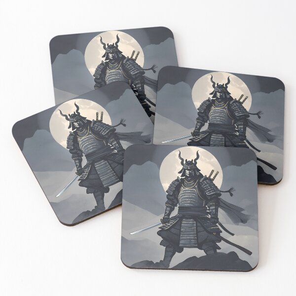 Item preview, Dark Ancestral Japanese Samurai Drawn designed and sold by Gina-Rosa.