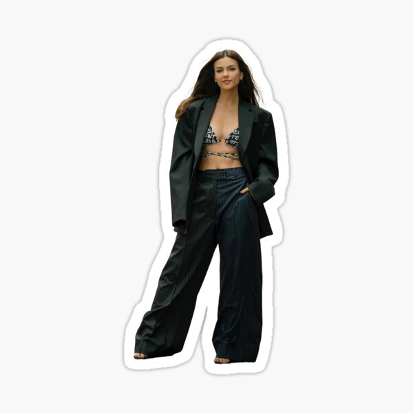 Item preview, Victoria Justice in Bold Streetwear-Inspired Outfit Sticker designed and sold by CelebFanShop.
