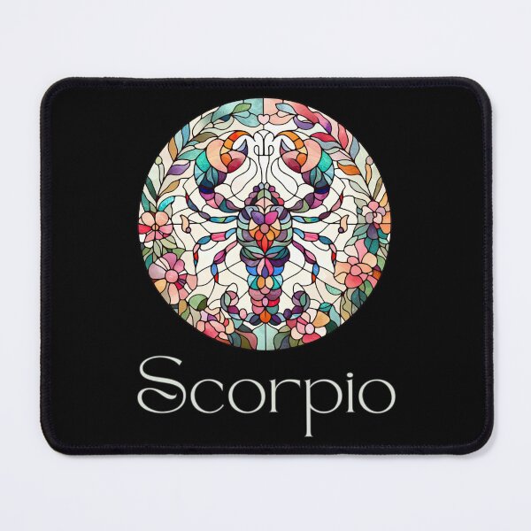 Item preview, Scorpio Horoscope Sign - Zodiac Stained Glass designed and sold by DreamsArtwear.