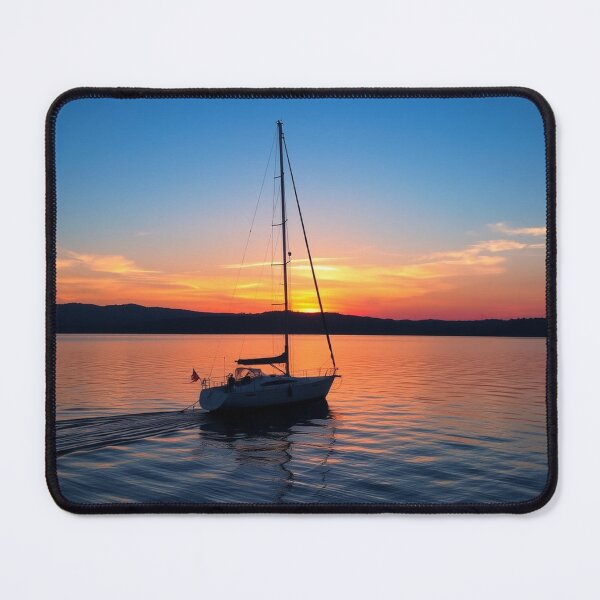 Item preview, Sailing yacht in the sunset designed and sold by GasconyPassion.