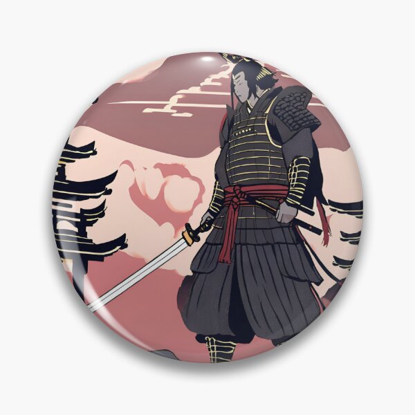 Item preview, Dark Ancestral Japanese Samurai Drawn designed and sold by Gina-Rosa.
