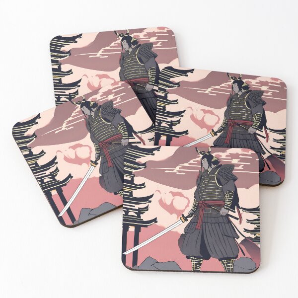 Item preview, Dark Ancestral Japanese Samurai Drawn designed and sold by Gina-Rosa.
