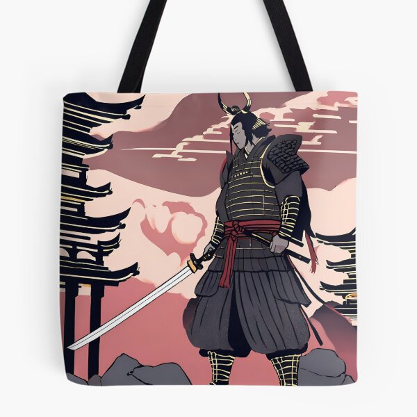 Item preview, Dark Ancestral Japanese Samurai Drawn designed and sold by Gina-Rosa.