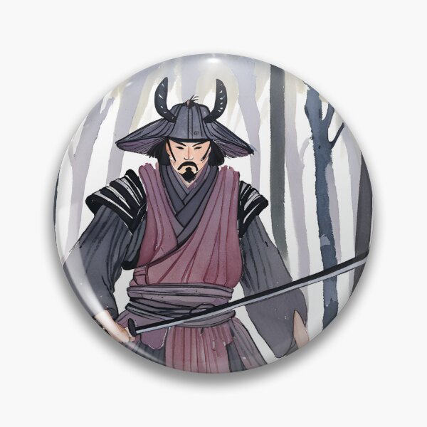 Item preview, Dark Ancestral Japanese Samurai Drawn designed and sold by Gina-Rosa.