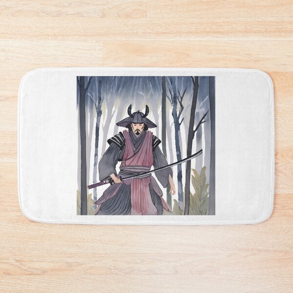 Item preview, Dark Ancestral Japanese Samurai Drawn designed and sold by Gina-Rosa.