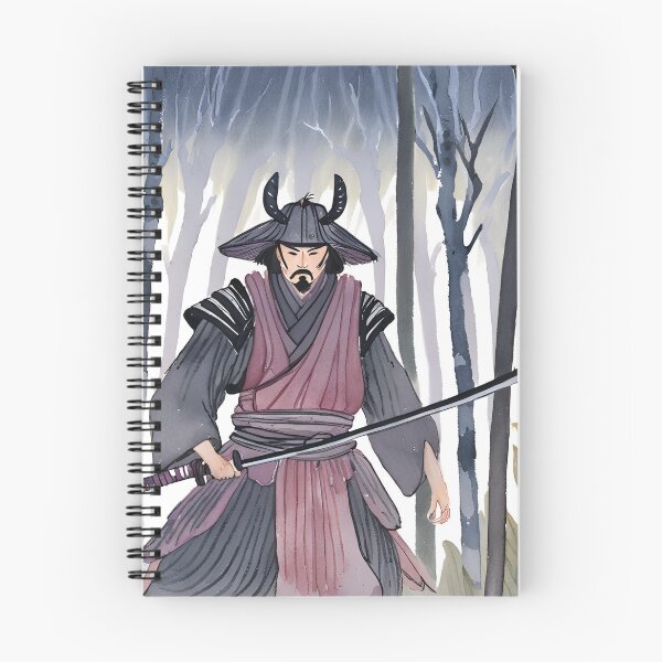 Item preview, Dark Ancestral Japanese Samurai Drawn designed and sold by Gina-Rosa.