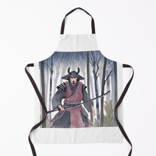 Item preview, Dark Ancestral Japanese Samurai Drawn designed and sold by Gina-Rosa.